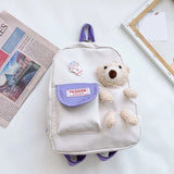 Bear Toy School Bag for Girl Kids Kindergarten Schoolbags