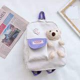 Bear Toy School Bag for Kids Kindergarten Backpacks