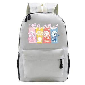 Bocchi The Rock Comic Backpack Teens Bookbags Boys Girls Bags