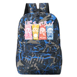Bocchi The Rock Comic Backpack Teens Bookbags Boys Girls Bags