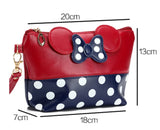 Cartoon Bow Cosmetic Bag Zipper Hand Make Up Handbag Organizer