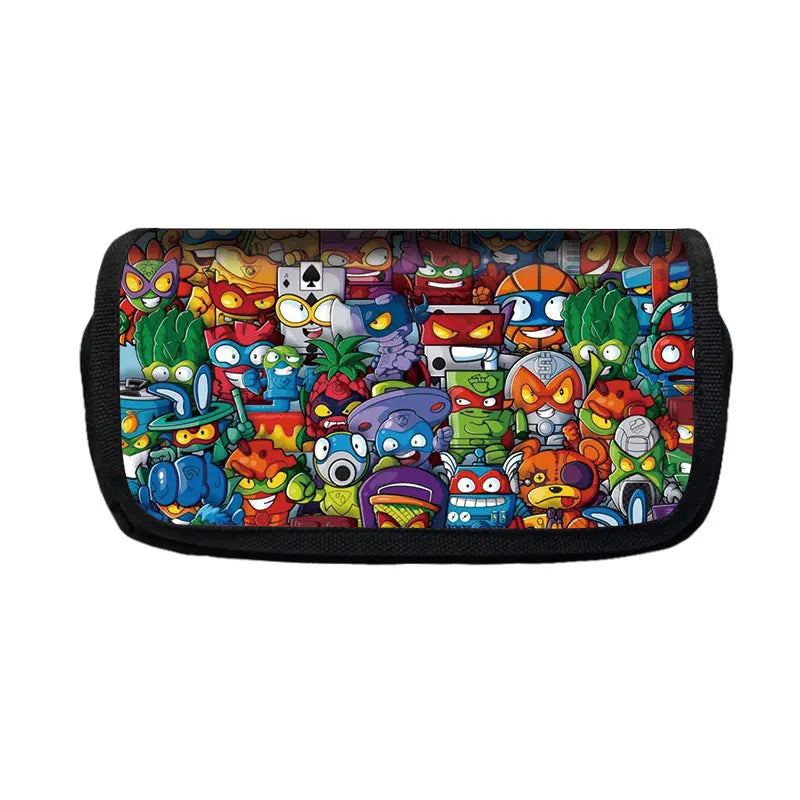 Superzings Pencil Case Kids Pen Bag Teens Stationery Surprise