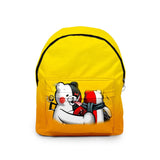 3D Print Monokuma Student Backpack Waterproof Travel Backpack