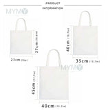Cartoon Butterfly Flowers Print Handbag Eco Friendly High Capacity