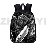 Anime 3D Berserk Backpack Harajuku Teen Schoolbag 16 Inch Laptop Rucksack