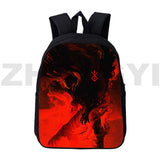 Anime 3D Berserk Backpack Harajuku Teen Schoolbag 16 Inch Laptop Rucksack