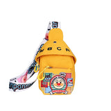 Cartoon Canvas Small Handbags Female Tide Of the Sen Department Children's Bag