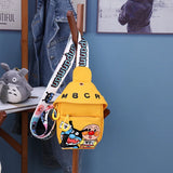 Cartoon Canvas Small Handbags Female Tide Of the Sen Department Children's Bag