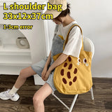 Embroidered Shoulder Bag Large Capacity Drawstring Tote Purse Handbags
