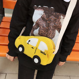 Kids Cartoon Car Mini Messenger Bag Zipper Purse Girls Boys Accessory