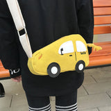 Kids Cartoon Car Mini Messenger Bag Zipper Purse Girls Boys Accessory