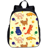 Cartoon Cat Kindergarten Bag For Kids Girls