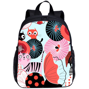 Cartoon Cat Kindergarten Bag For Kids Girls