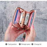 Cat Paws Tassel Student Female Purse Clutch Women Short Wallet