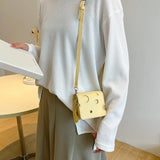 Cartoon Cheese Mini Shoulder Crossbody Bag Handbag Small Tote Bag
