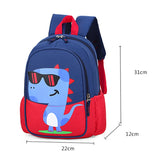 3D Dinosaur Backpack Kids Waterproof School Bags