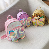 Sequin Butterfly Kids Backpack for Girls School Bags