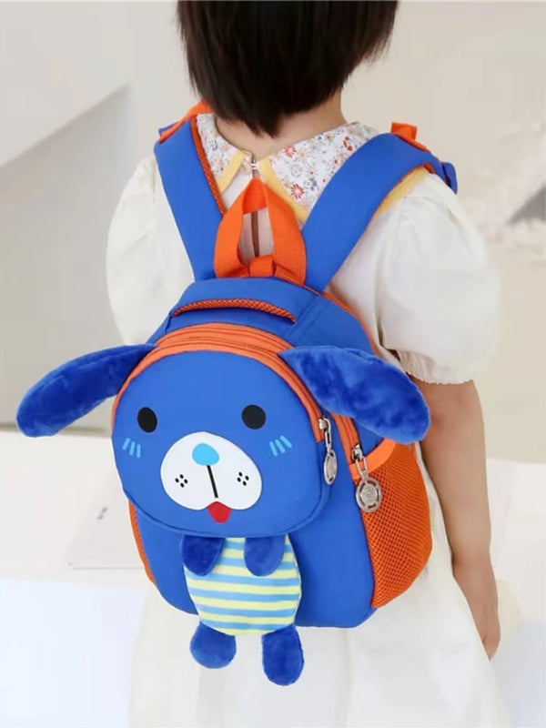 Kids Plush Dog Backpack Toy Storage Bag
