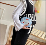 Cartoon Children's Mini Shoulder Crossbody Bags Girls Princess Coin Purse Wallet