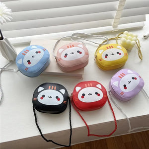 Cartoon Children's Mini Shoulder Crossbody Bags Girls Princess Coin Purse Wallet