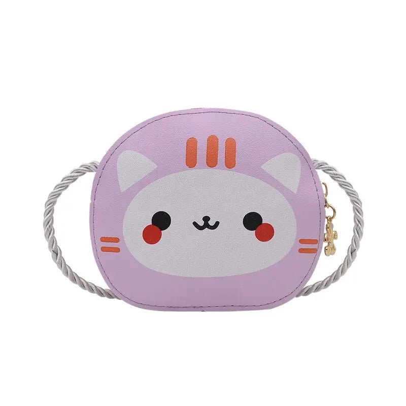 Cartoon Children's Mini Shoulder Crossbody Bags Girls Princess Coin Purse Wallet