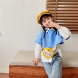 Cartoon Children's Mini Shoulder Crossbody Bags Girls Princess Coin Purse Wallet