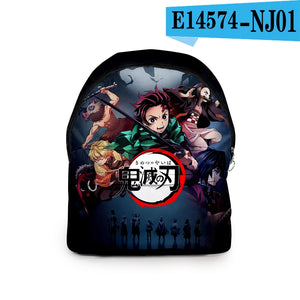 Demon Slayer Kimetsu No Yaiba 3D Print Backpack Waterproof Boys/Girls Travel Bag