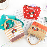 Women's Cartoon Coin Purse Zip Wallet Key Case Change Pouch Card Holder