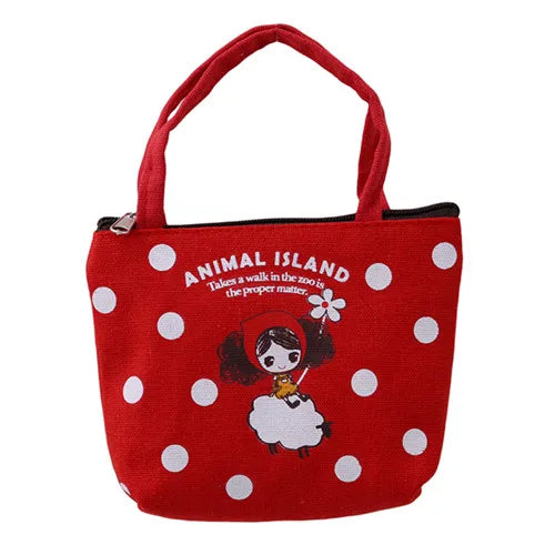 Women's Cartoon Coin Purse Zip Wallet Key Case Change Pouch Card Holder