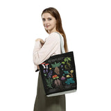 Cartoon Mushroom Letter Shoulder Bag Harajuku Tote Handbag