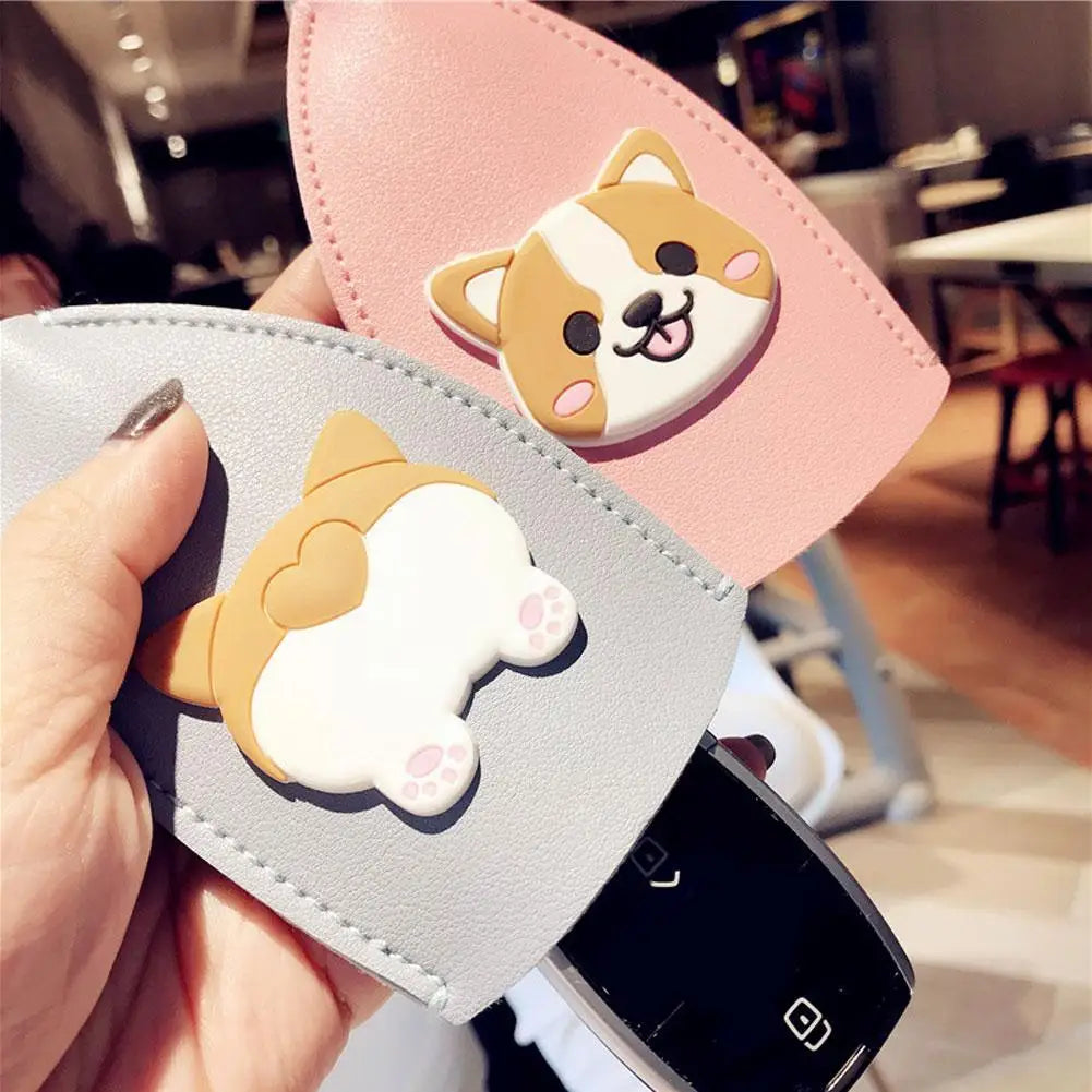 Cute Corgi Unisex Bag Chain Pouch Car Wallets