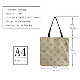 Cartoon Animal Printed Tote Girl Little Rabbit Handbag
