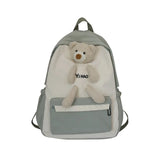 Bear Cartoon Backpack for Teenage Girls School Bag Women Shoulder Bags