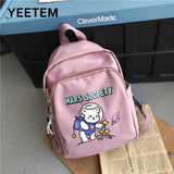 Astronaut Bear Backpack Men and Women Schoolbag