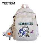 Astronaut Bear Backpack Men and Women Schoolbag