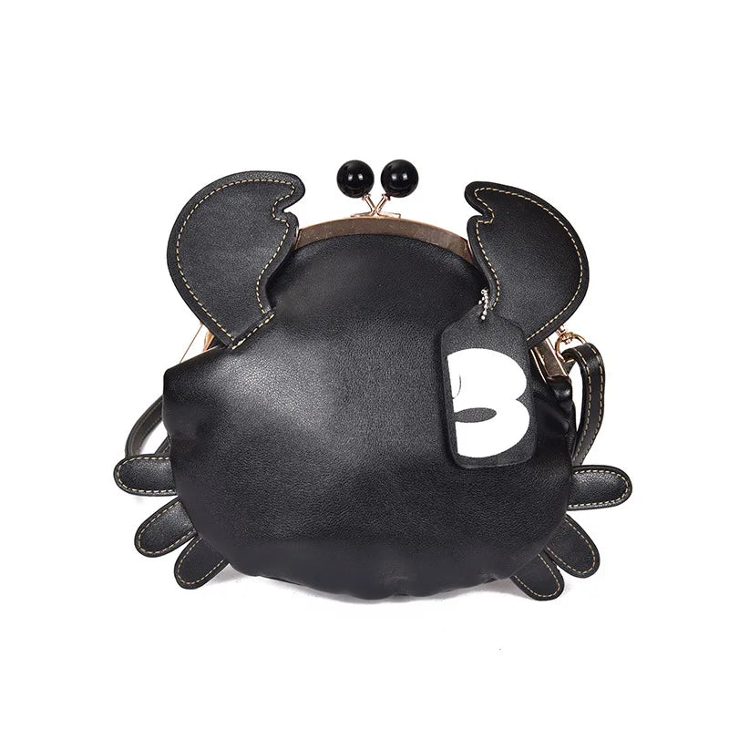 Crab Messenger Bag Women Chains Unique Ladies Crossbody Shoulder Bag