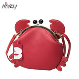 Crab Messenger Bag Women Chains Unique Ladies Crossbody Shoulder Bag