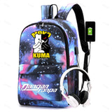 Danganronpa Pattern Backpack Boys Girls School Bags Rucksack