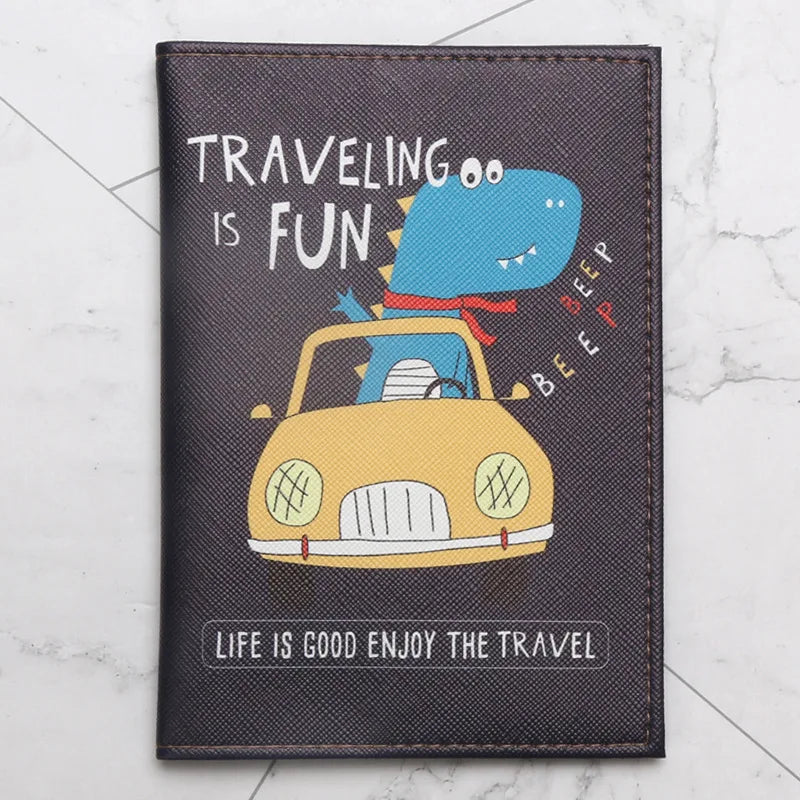 Dino Croc Passport Holder Travel Case