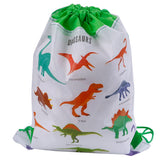 Dinosaur Drawstring Bags Kids Backpack School Organizer Pouch