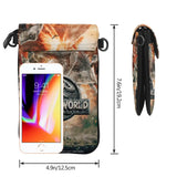 Dino Print Shoulder Bag Girls Leather Crossbody Purse