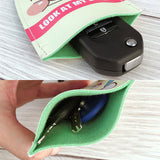 Dinosaur Unisex Key Bag Wallets PU Leather Key Holder Case