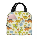 Dinosaur Insulated Lunch Bag for Kids, Cooler Bento Box for School