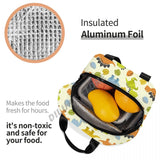 Dinosaur Insulated Lunch Bag for Kids, Cooler Bento Box for School