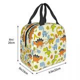 Dinosaur Insulated Lunch Bag for Kids, Cooler Bento Box for School