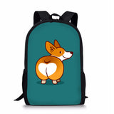 Cartoon Dog School Bags Backpack for Kids
