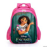 Pink Princess Primary School Backpack for Girls 6-9-12