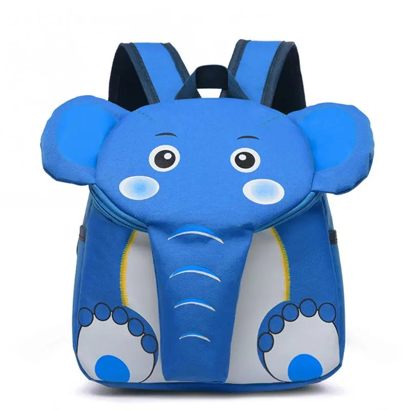 Cartoon Elephant Shoulder Bag Kindergarten Schoolbag Backpack For Kids