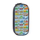 Kids Cartoon Fire Truck Excavator Pencil Bag