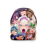 3D Print Funny Hentai Student Backpack Waterproof Travel Bag